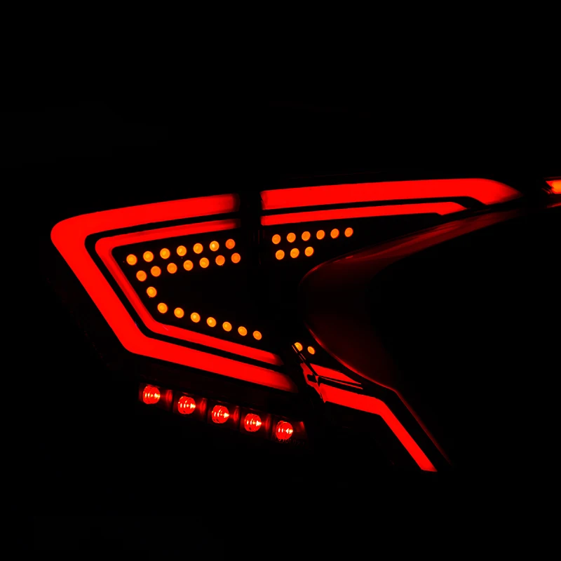 

2019 For CHR tail lamp bumper lamp led brake lamp with moving signal new design perfect install Surprise gifts after payment