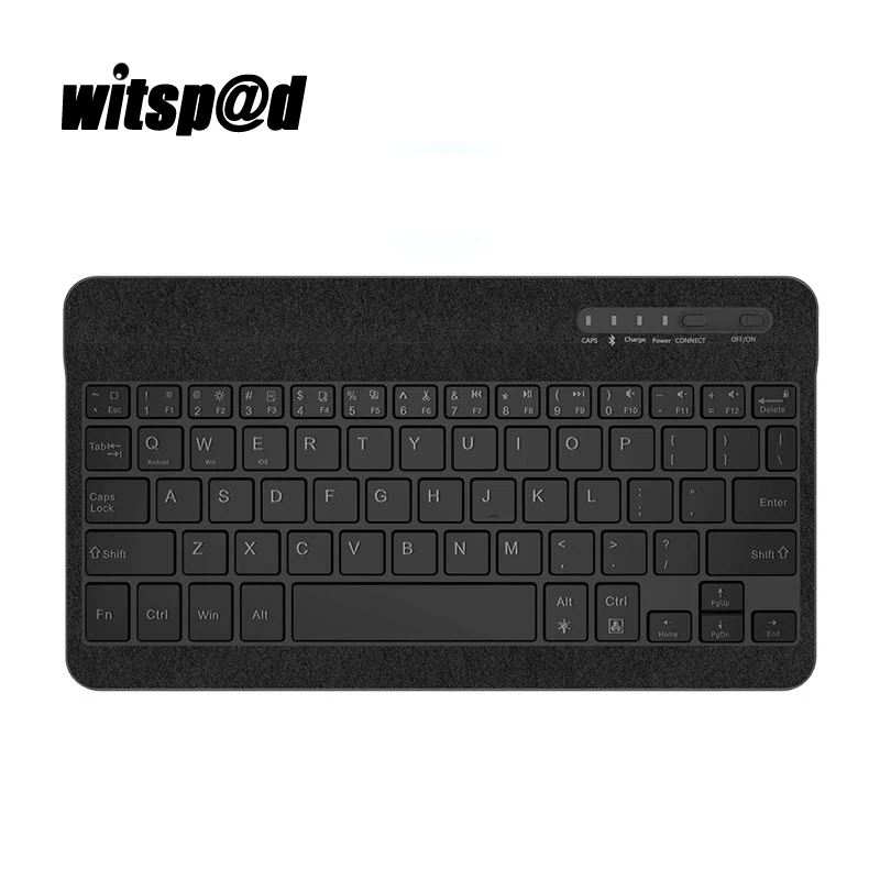 

Witsp@d 7 Color Backlit Keyboard suitable for iPad 9.7 Tablets Bluetooth Keyboard Suitable for Apple for Android for Laptop