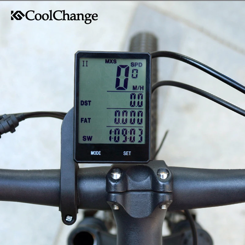 CoolChange 2 8 ''большой экран велосипедный компьютер непромокаемый беспроводной