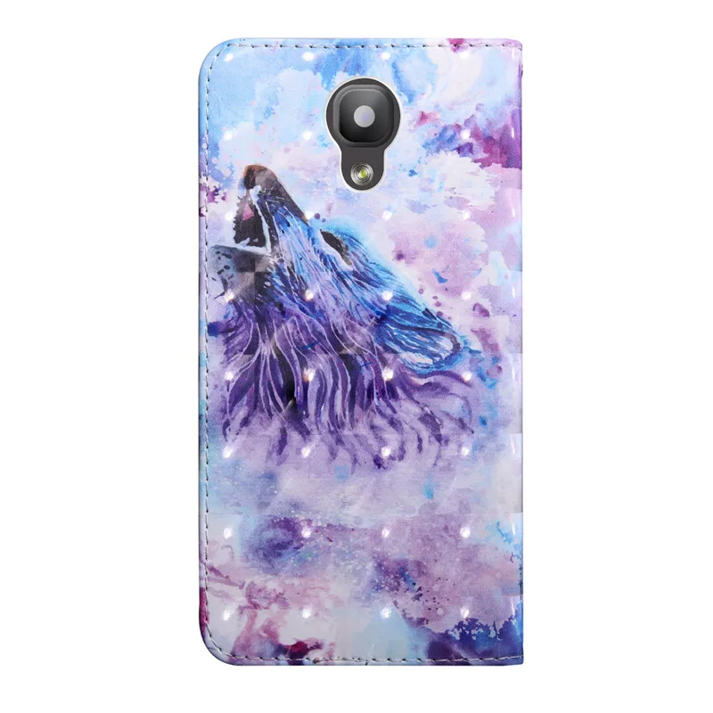 Wekays СПС Alcatel Pixi4 Мультфильм кожаный чехол для Coque Alcatel One Touch Pixi 4 3g версия OT 5010 5010D " чехлы