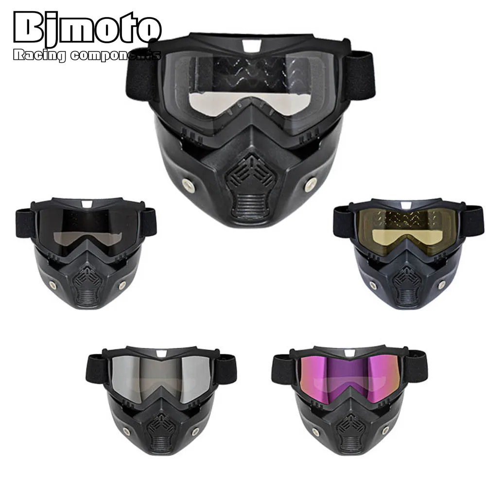 Взрослые гибкие мотоциклетные очки для носа и лица защитные для Лица PE+ PC Силиконовые противоскользящие полосы двойной пены мотоциклетный шлем
