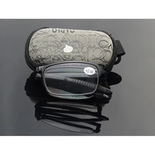 Ботинки в стиле унисекс; женские и мужские складные очки для чтения лупа+ 1,00 1,50 2,00 2,50 3,00 3,50 4,00 диоптрии пресбиопические очки отправить чехол L3