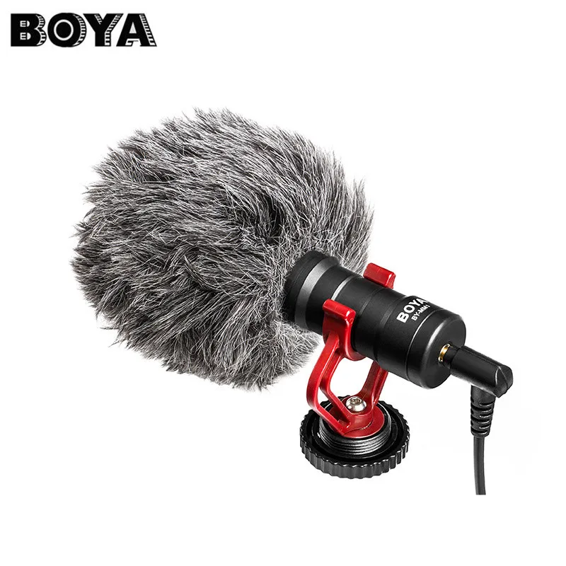 

BOYA BY-MM1 Compact On-Camera Video Microphone Recording Microphone for Canon for Nikon Mic DSLR Smooth Q Feiyu Gimbal