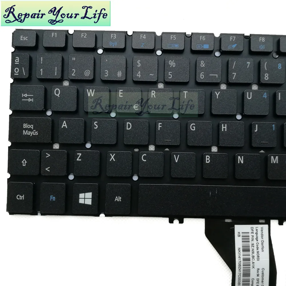 ACER R7-572 SP-B BACKLIT Keyboard 3