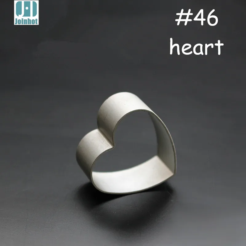 

2019 mini heart shape aluminium alloy Cookies/Fruit/vegetable/toast cutter cookie mold pudding mold