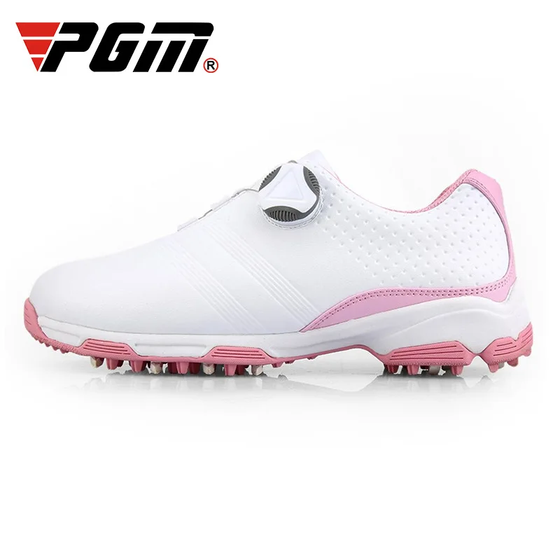 

2019 New Arrival Pgm Golf Shoes Women Waterproof Breathable Antiskid Shoes Shoelaces Sports Spiked Sneakers D0753