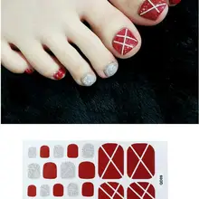 22 Типсы/Лист наклейки для ногтей модные наклейки для нейл-арта QD09-17 для нейл-арта