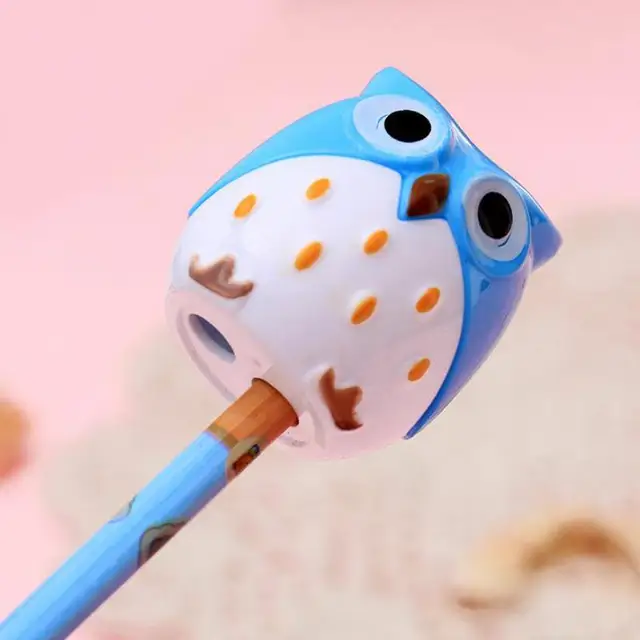 24pcs Pencil For Sharpener Lovely Kawaii Owl Cutter Knife For Buffets For Christmas Pupil Prizes Promotional Gift Stationery 5