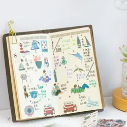 40 шт./лот Винтаж стиль дневник декоративные канцелярские наклейки Kawaii небольшой бумага путешествия осень милые наклейки