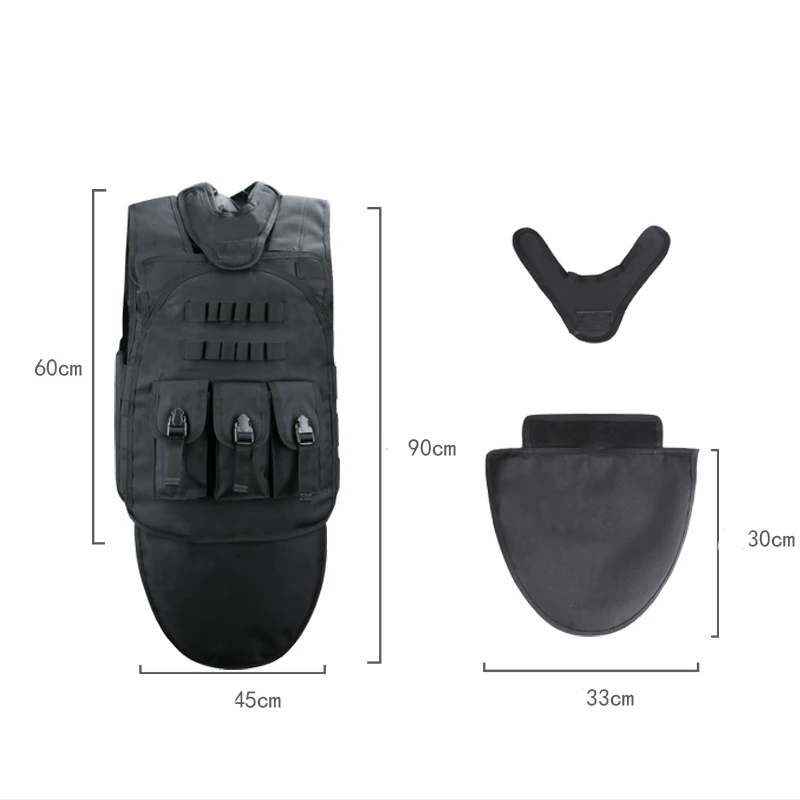  Black Tactical Vests Mens Military Hunting Vest Field Battle Airsoft Molle Waistcoat Combat Assault