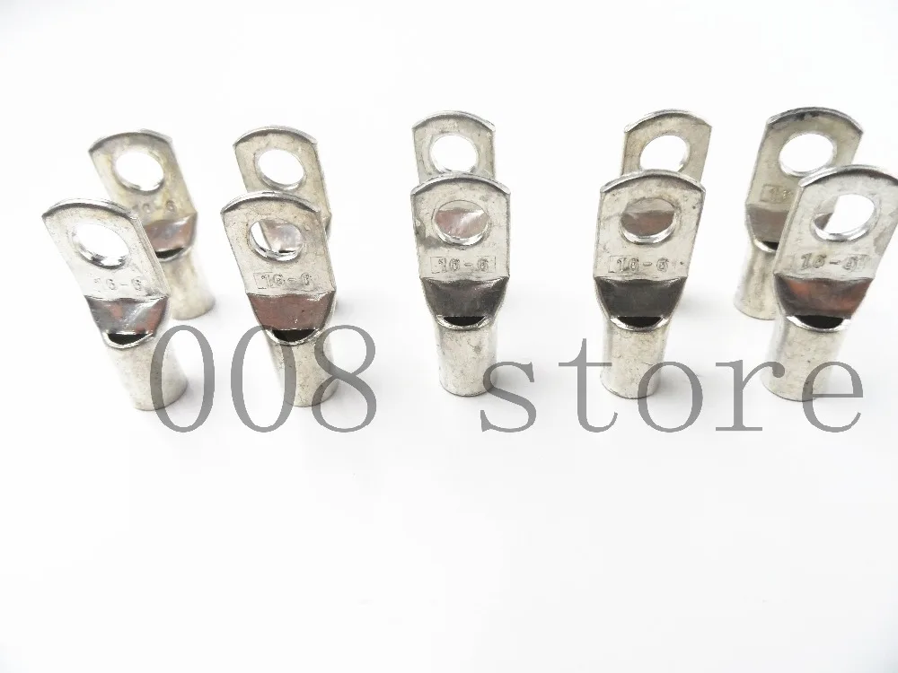 10 шт. медный соединительный кабель terminabolt клеммы для аккумулятора 16 мм квадратная
