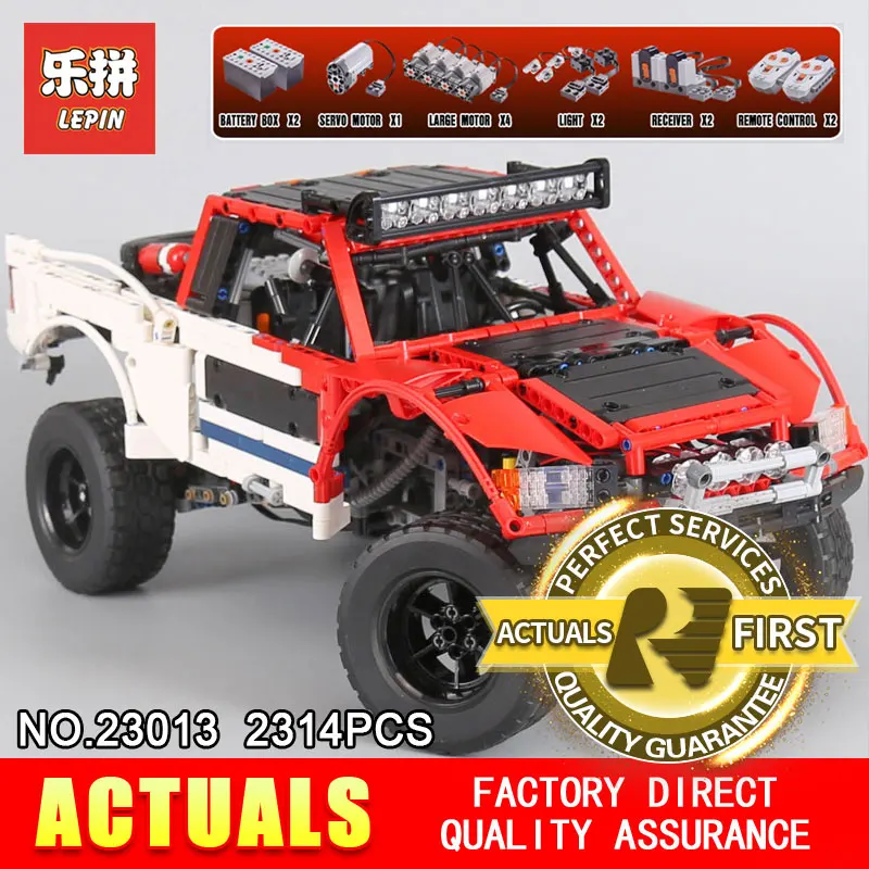 

Lepin 23013 Genuine Technic MOC Series SUV car Pickup truck bricks model building kits blocks toys for boys Christmas gift