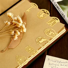 20 упак./лот современный дизайн прекрасный пирсинг кружева мечта металла животных мини-закладки канцелярские подарок золотой для чтения H0200