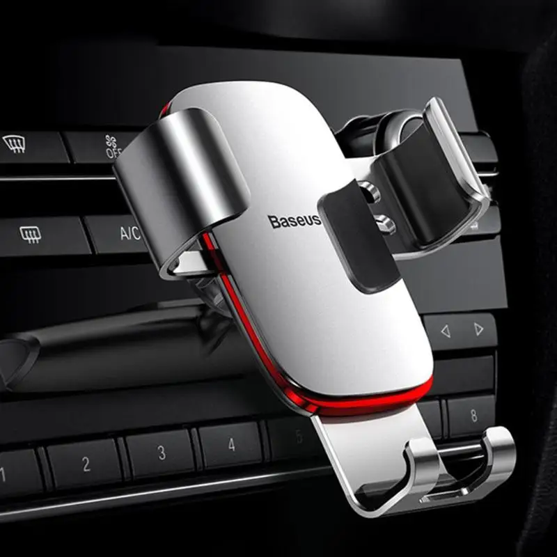  Baseus Car Phone Holder 360 Rotation Mobile Phone Clip Holder Stand Bracket CD Slot Mount Clip Hold