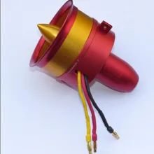 EDF металл 70 мм воздуховод вентилятор с бесщеточным Мотором 4S6S тяга до 2,6 кг для rc Самолет edf jet