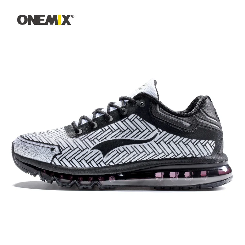

ONEMIX Outdoor Sport Running Shoes Men Durable Damping Cushion Jogging Athletic Sneakers Soft Breathable Training Exercise Shoes