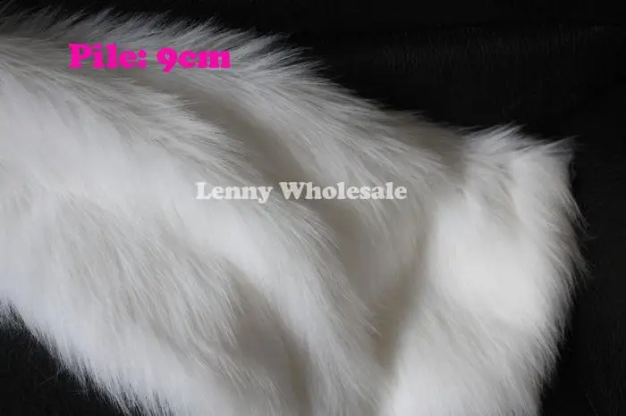 Ткань искусственный мех(9 см длинный ворс мех), костюмы, косплей, новорожденный фото реквизит, Лоскутная Ткань, 50*150 см/шт