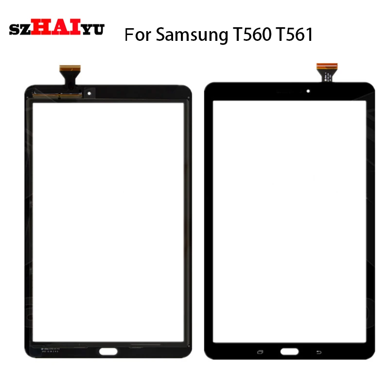 

SZHAIYU 9.6inch Front Digitizer Glass Panel for Samsung Galaxy Tab E T560 SM-T560 T561 Touch Screen + Sticker + Free Tool
