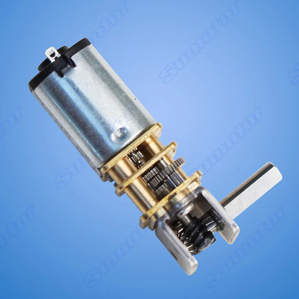 GW12GA DC 6 V 12 V أصغر دودة والعتاد موتور منخفض السرعة علبة تروس صغيرة جدا مربع عكسها الكهربائية المحرك ل الذكية سيارة روبوت قفل