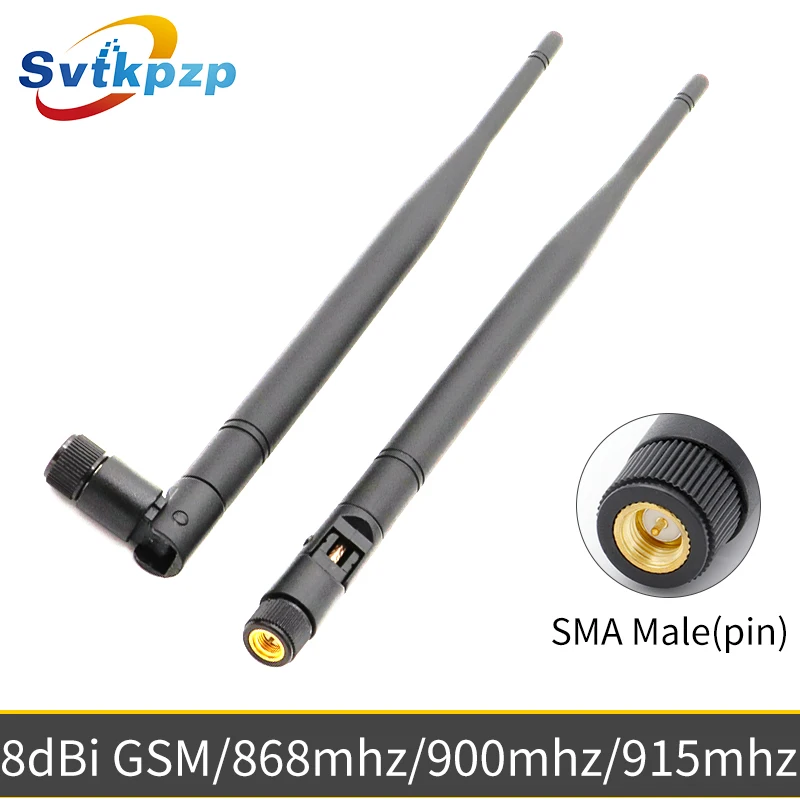 

8dBi SMA Male Connector GSM Antenna Long Range 868mhz 900mhz 915mhz Antennas Universal Vhf Whip Aerial for Communication