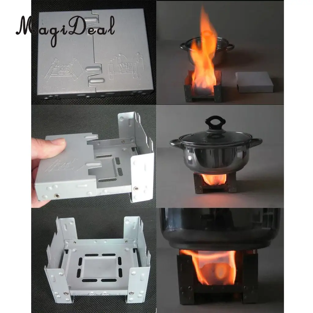 MagiDeal High Quality Foldable Ultra light Wax Stove Burner Portable