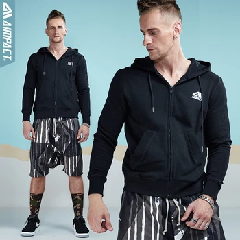 

Aimpact 2018 New Classic zip up hoodies Men Cotton Sporty full zipper Men's Sweatshirts Hoody Men Streetwear Jackets Male AM4011