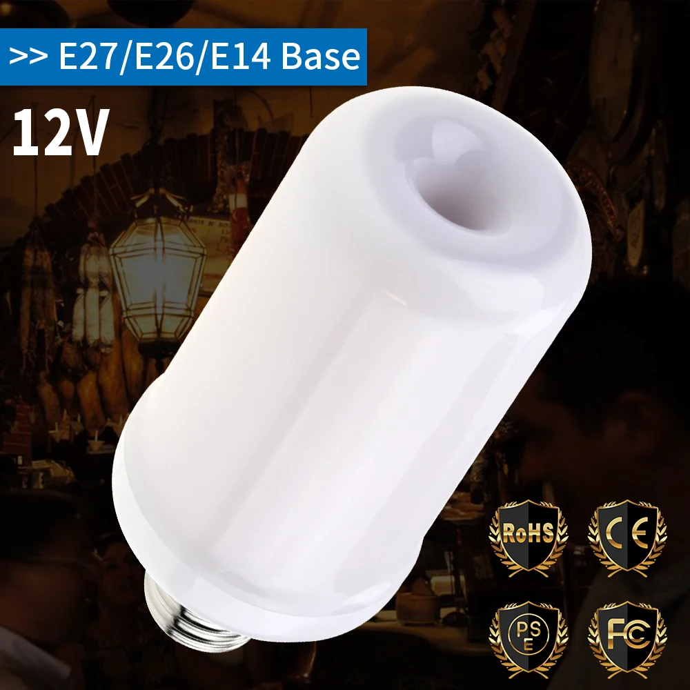 

E27 12V Led Bulb Flame Light Flickering Emulation Decor LED Lamp E14 Led Flame Effect Light Bulb E26 Christmas Creative Light