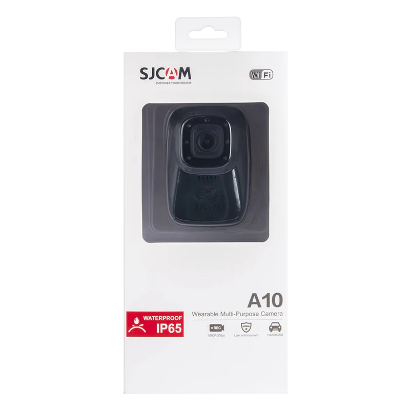 Новинка SJCAM A10 портативная мини-камера IR-Cut ночного видения Лазерная позиционирование Экшн-камера носимая инфракрасная камера безопасности