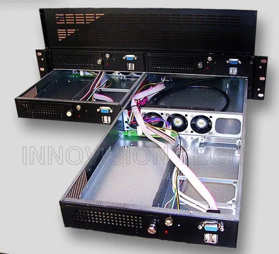 Бесплатный дизайн world-Prime 2U Серверный корпус с четырьмя блейд-серверными системами мини-блейд-сервер