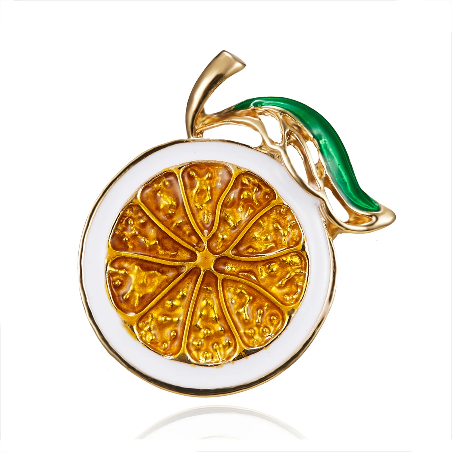 

Rinhoo 2 Colors Choose Enamel Lemon Brooch Unisex Women Men Brooch Pin Cute Fruit Brooches Fashion Jewelry Dress Coat Gift