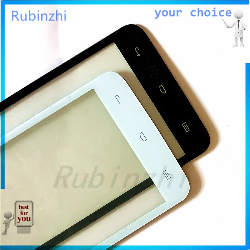 Сенсорный экран RUBINZHI для телефона Explay Rio дигитайзер переднее стекло объектив