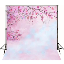 Bebê personalizado Cenários de Fotografia Cenários de Vinil Para A Fotografia Rosa Floral Fotografia Fundos Para Estúdio de Fotografia de Vinilo