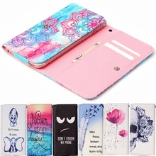 Pintura carteira virar capa de couro para htc m8 m8mini 516 616 D510 D610 X902E 802 W Casos Titular do Cartão de Sacos de Telefone Capa Ímã Coque