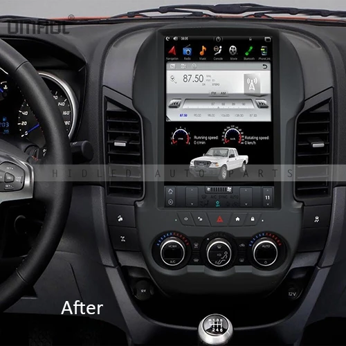 Ford Ranger Tesla Style Huge Touch Screen DVD Player 3_