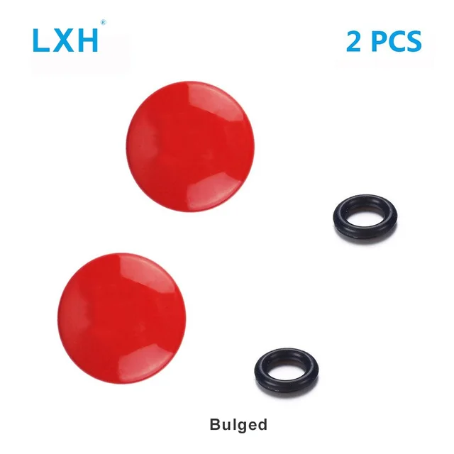 LXH Metal Bulged Surface Camera Soft Shutter Release Button For Fujifilm Fuji XT20 X100F X-T2 X100T X-T10 X20 with Rubber Ring
