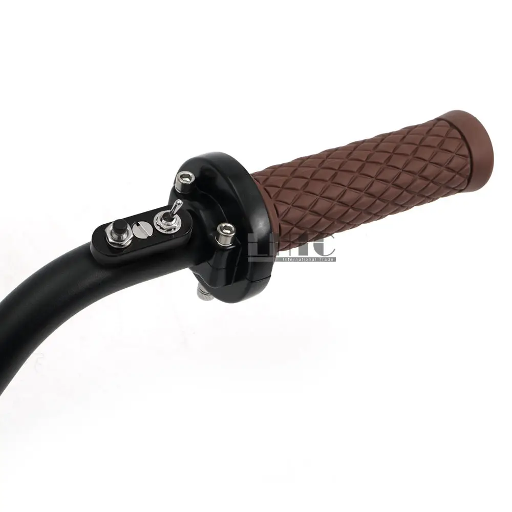 

Motorcycle Handlebar Engine Stop Start Kill Lever Switch Button DIY Custom Universal Scooter Cafer Racer Bobber Old School Retro