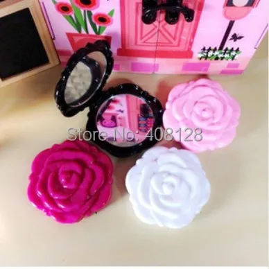 

Free shipping Beautiful 3D Rose Shape Compact Cosmtic Mirror Cute Girl Makeup Mirror 100PCS/LOT