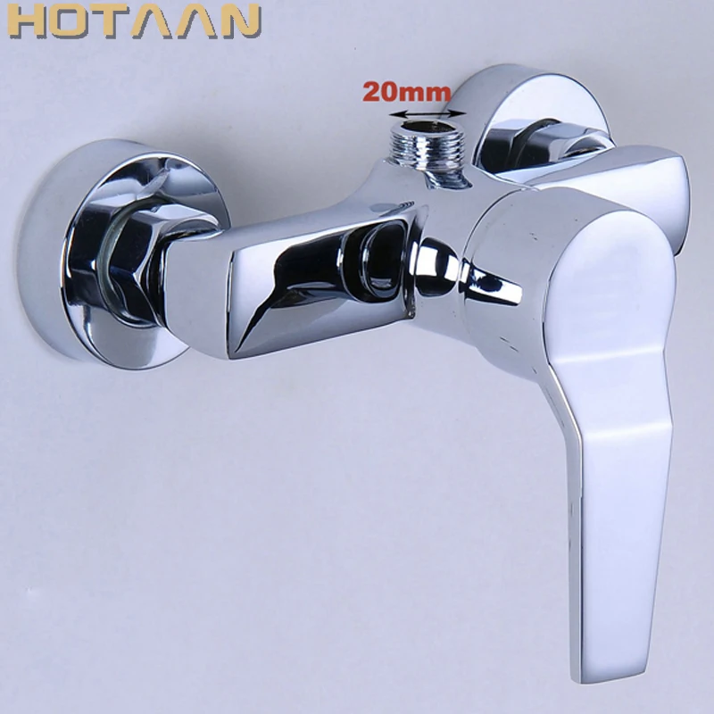 Free shipping Polished Chrome Finish New Wall Mounted shower faucet Bathroom Bathtub Handheld
