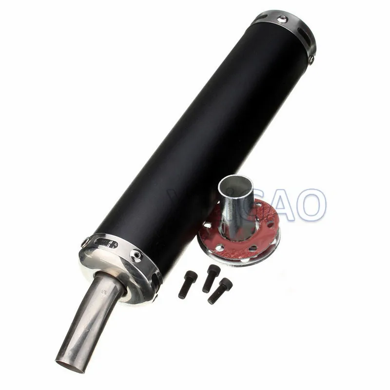 280mm Universal de la motocicleta tubo de Escape de las carreras de motos Scooter silenciador tubo de Escape Moto para la calle Scooter 125CC AK01