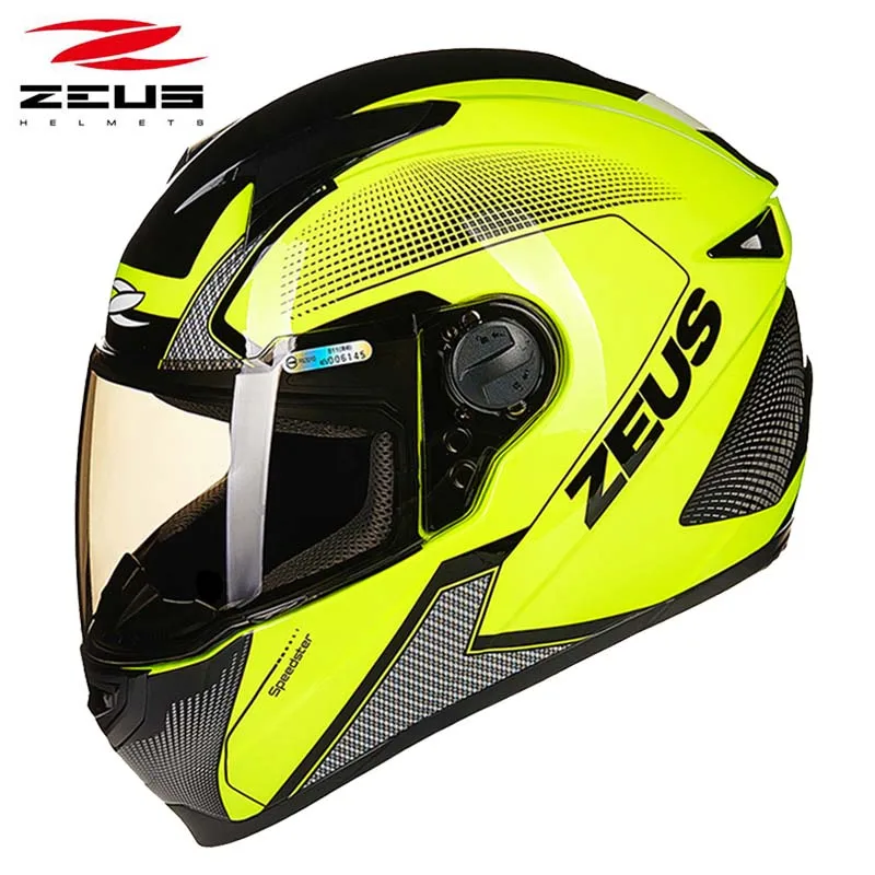 Популярный Полнолицевой мотоциклетный шлем ZEUS 811 Кроссовый с сертификацией DOT