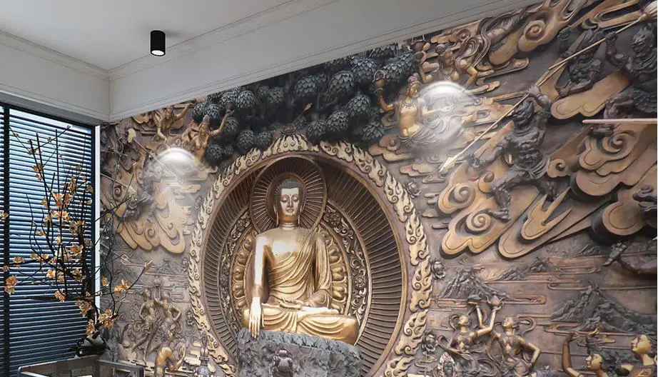 Buddha Wall Mural