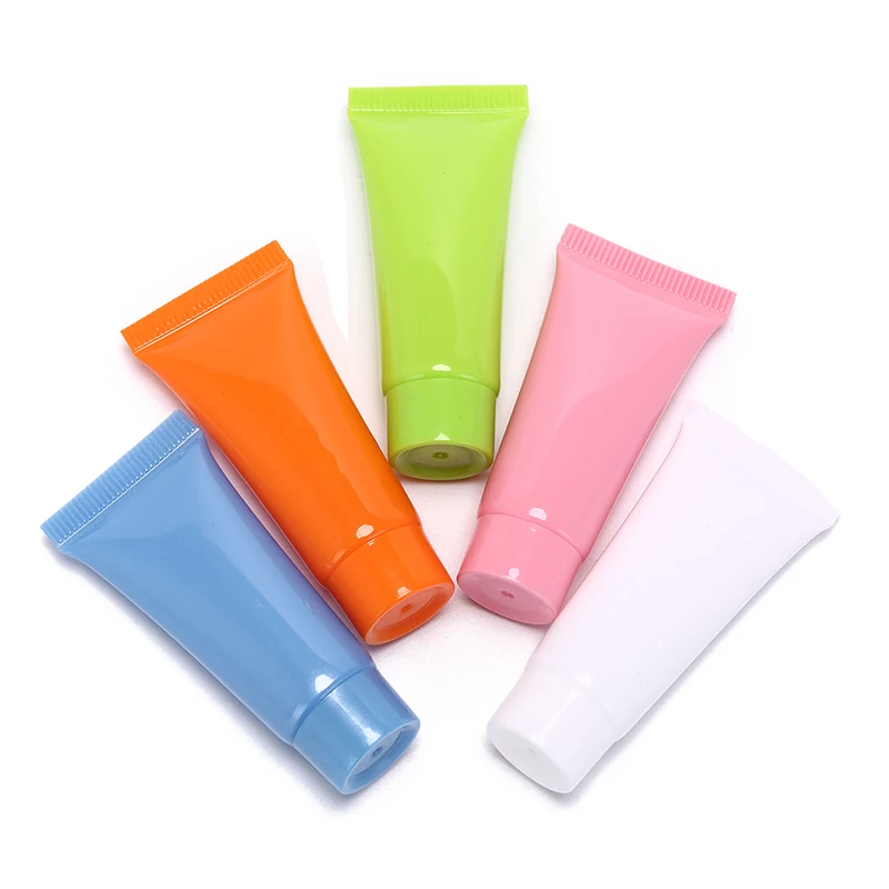 5pcs 5ml Empty Makeup squeeze tube Refilable Bottles Emulsion Cream Packaging Cosmetic Soft Tube plastic Lotion Containers | Красота и
