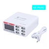 100V-240V Phone Repair Tools 6 Port USB Fast Charger With LCD Display for iPhone iPad Samsung Mobile Phone Repair Tool ► Photo 2/6