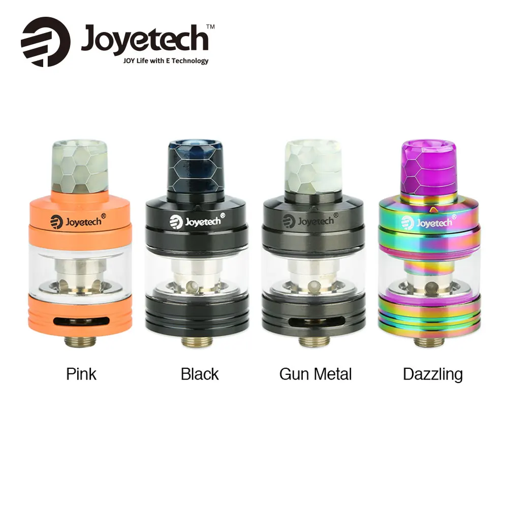 

Oirginal Joyetech Exceed Air Atomizer 2ml Tank Push-to-open Top Filling & Refined Airflow & EX Head for MTL/ DL E-cig Vape Tank