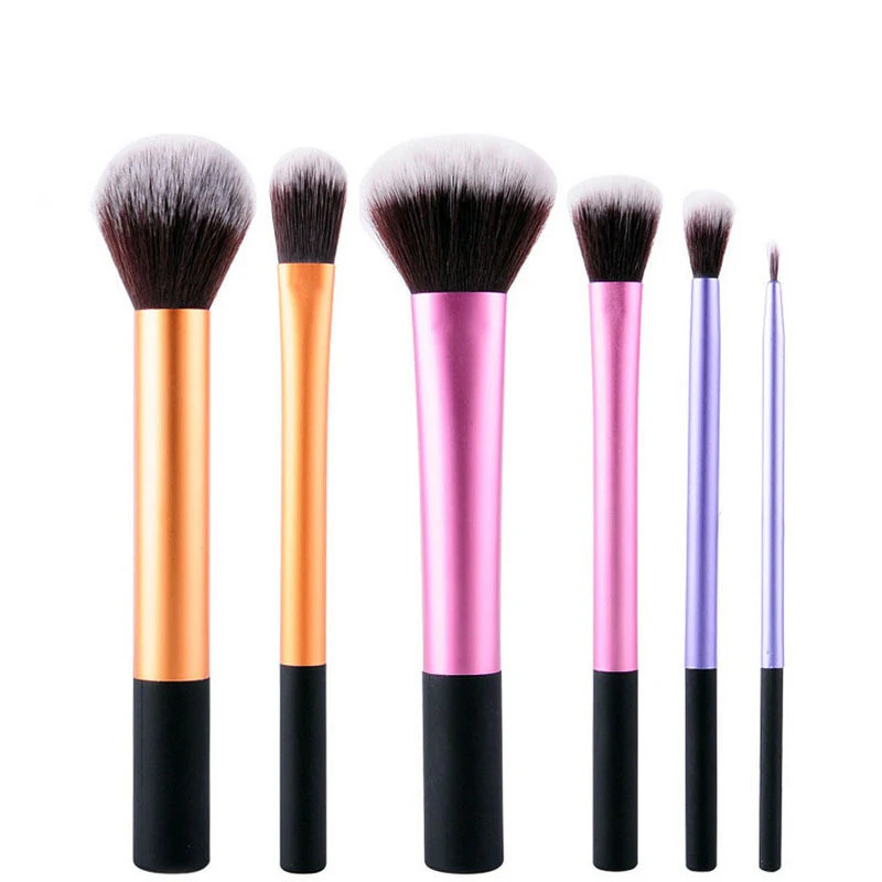 

New 6 Pcs/Set Makeup Brushes Concealer Eyeshadow Face Powder Eyebrow Lip Blusher Brush Foundation Cosmetic Tool Suit HB88
