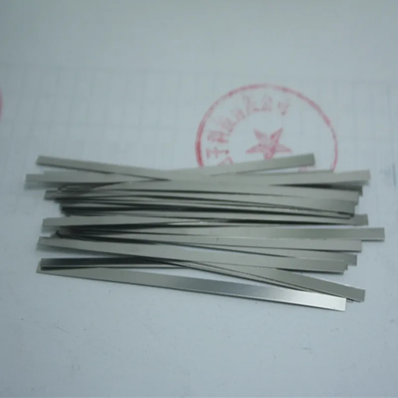 

100g/1lot 18650 3.7V lithium battery protection Nickel sheets size:100mm*3mm*0.1mm