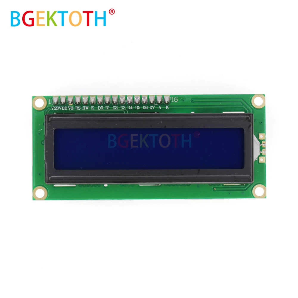 

Blue Display IIC/I2C/TWI/SPI Serial Interface 1602 16X2 Character LCD Backlight Module LCD-1602 5V For Arduno