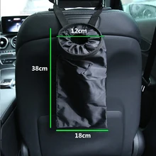 Auto Storage bags Portable Car Auto Dustbin Trash Garbage Dust Rubbish Bin Can Box Case Holder
