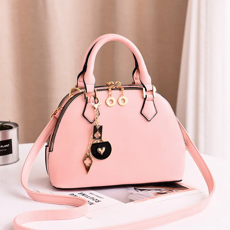 

Fashion New Small Shell Totes Bag Women Sequined Handbags Luxury Ladies Casual Solid Color Shoulder Crossbody Bags Designer 2019
