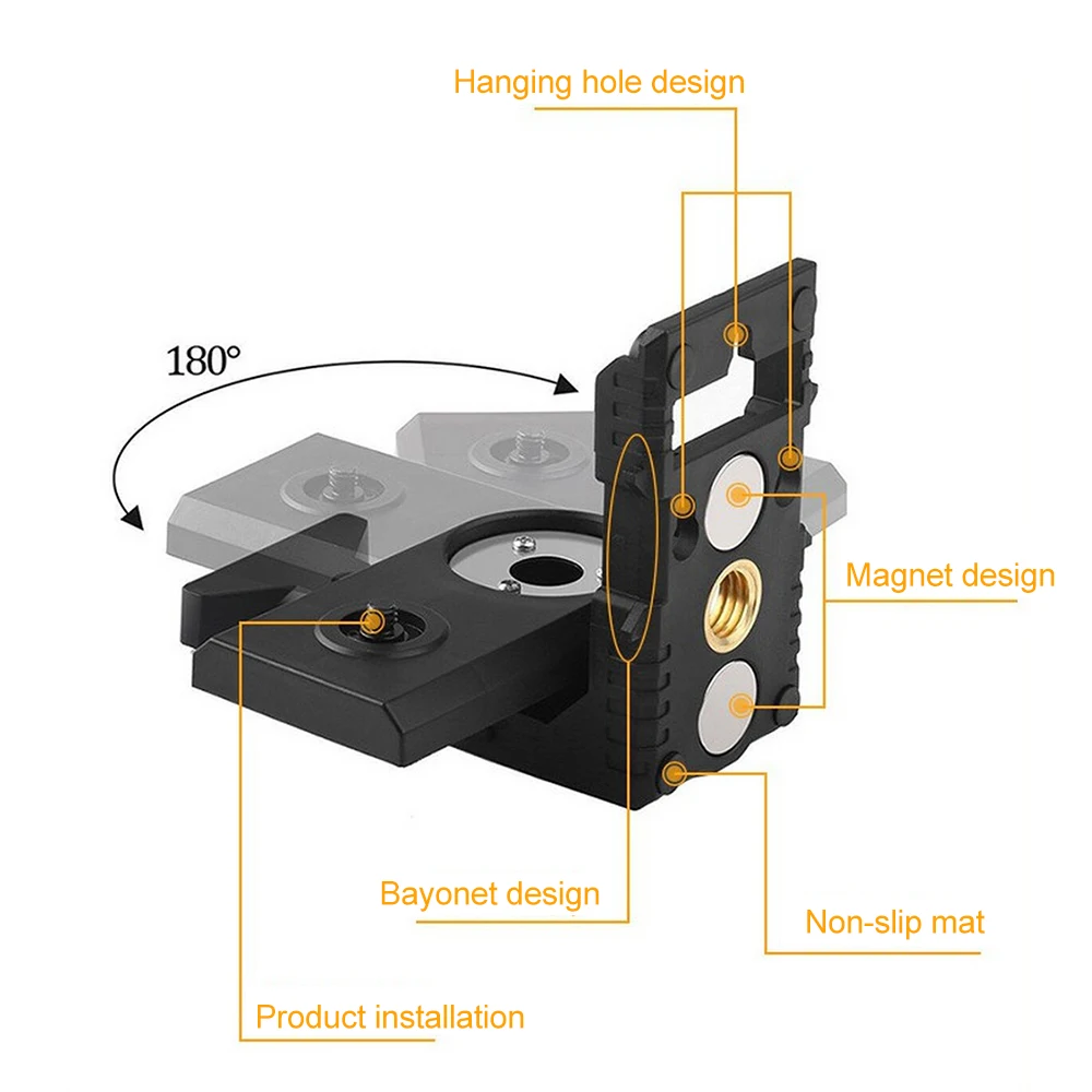 Магнитный настенный кронштейн для универсального лазерного уровня l-образный Адаптер штатива